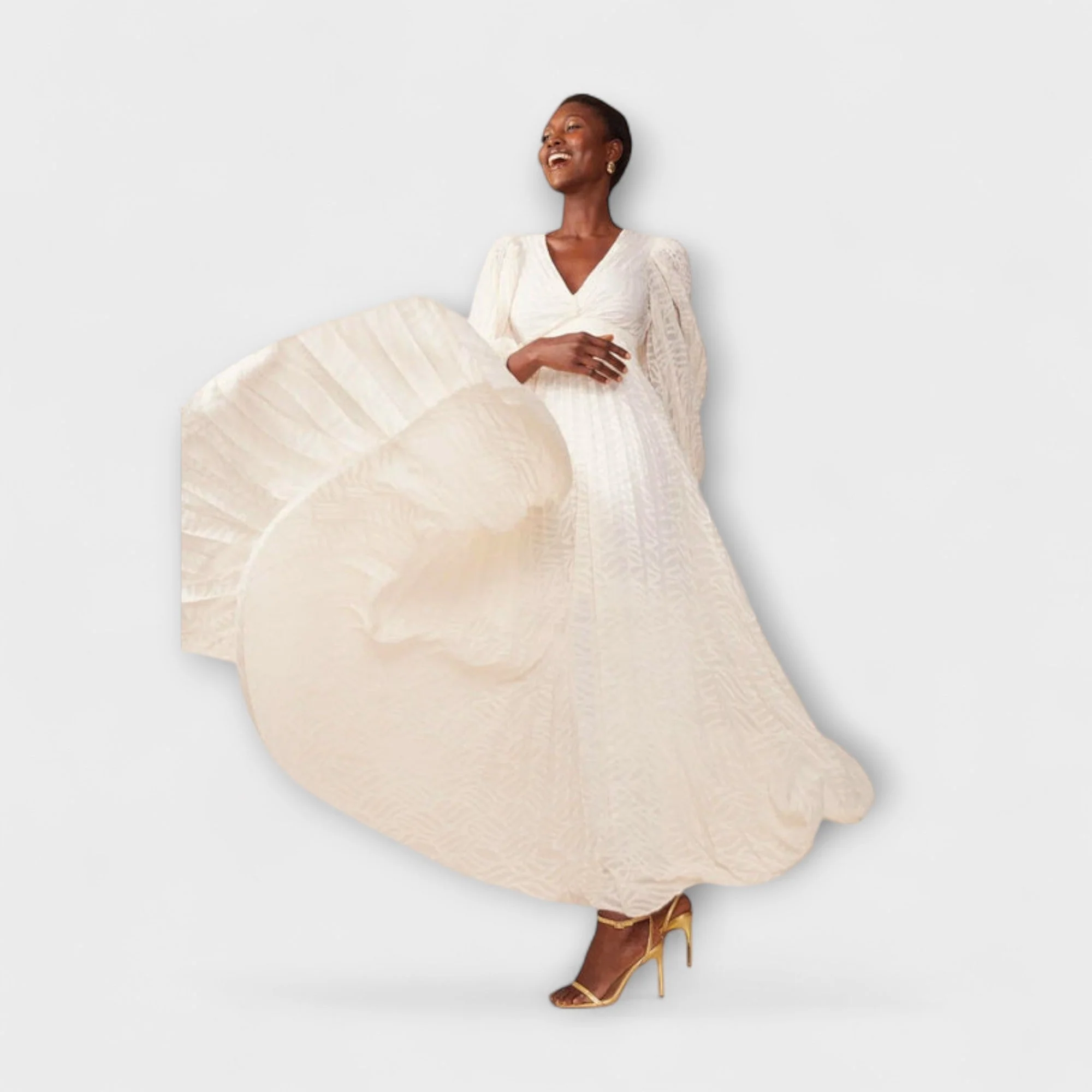 Allegory Elsa Cream Maxi Dress - Image 5
