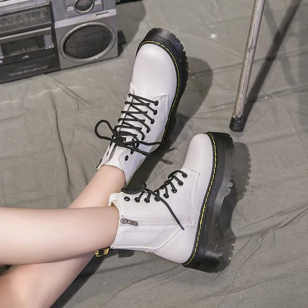 Allison | Chunky Combat Schnürstiefel - Image 2