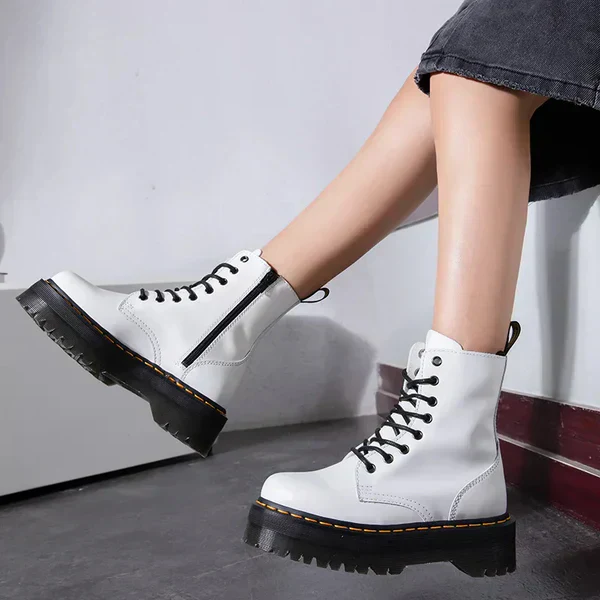 Allison | Chunky Combat Schnürstiefel - Image 4