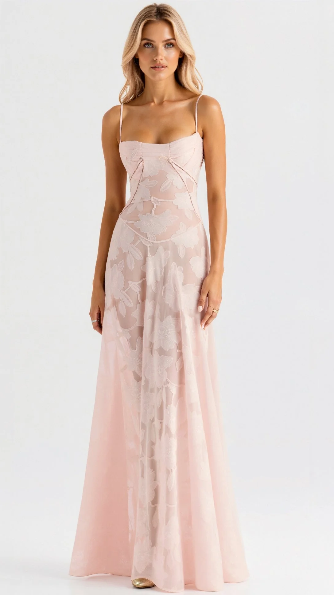 Alma | Langes Kleid mit Schnürrücken - Image 7