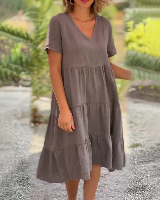 Alona – Luftiges Baumwoll-Stufenkleid - Image 4