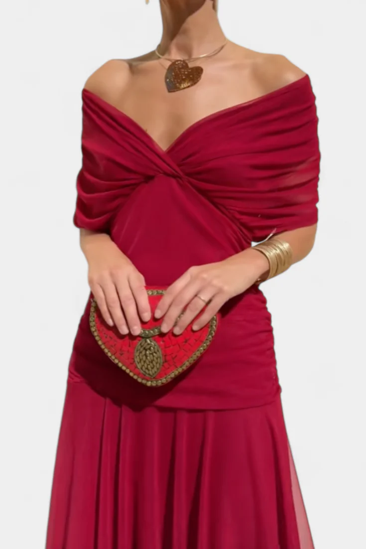 Alondra Maxikleid mit kreativem Blumenprint und V-Ausschnitt - Image 10