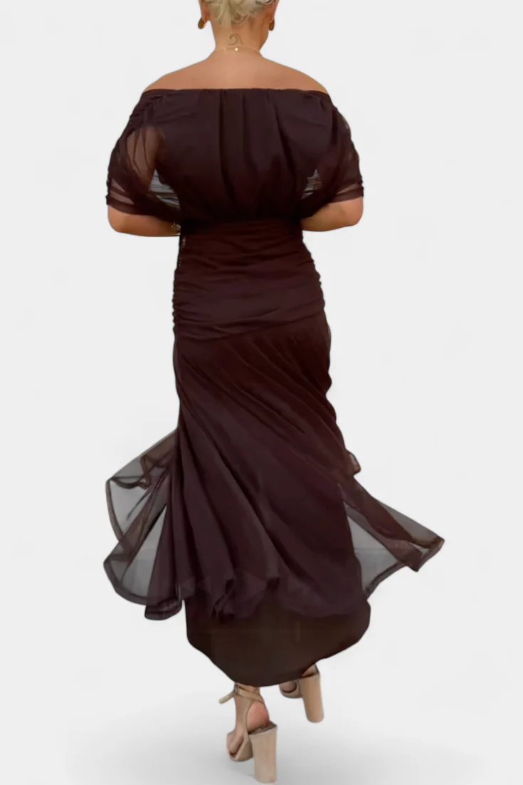Alondra Maxikleid mit kreativem Blumenprint und V-Ausschnitt - Image 11