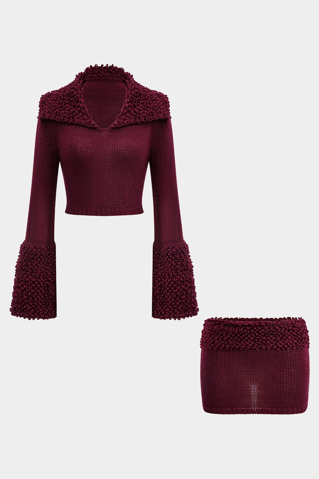 Althea | Elegantes Strick-Zweiteiler-Set mit Strukturdetails - Image 7