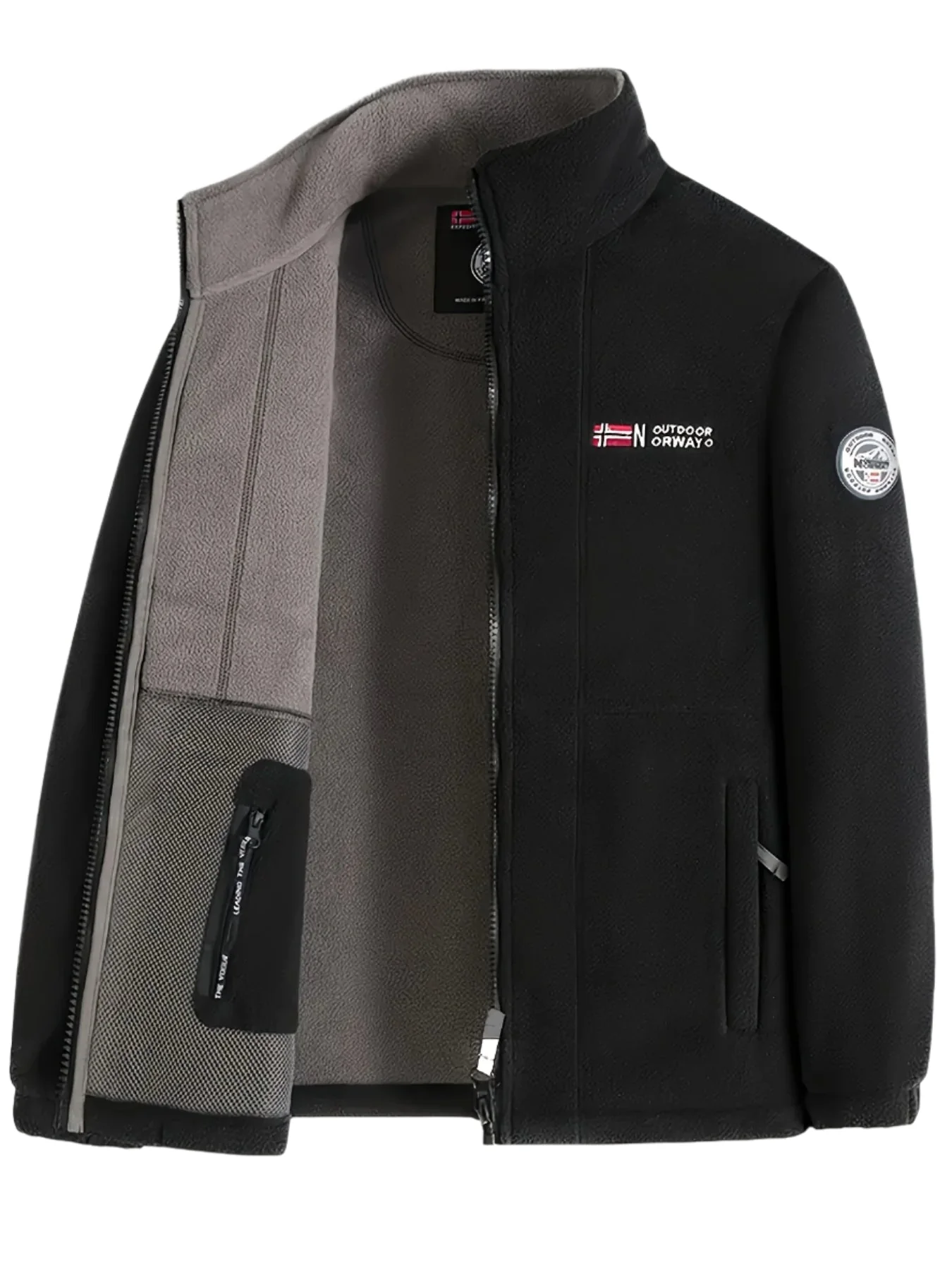 Álvaro – Funktionale gefütterte Herren Fleecejacke - Image 10