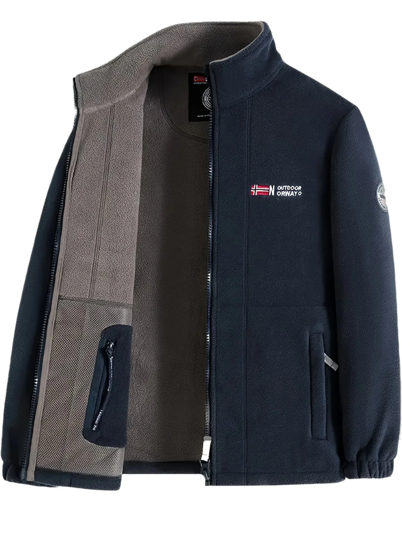 Álvaro – Funktionale gefütterte Herren Fleecejacke - Image 6