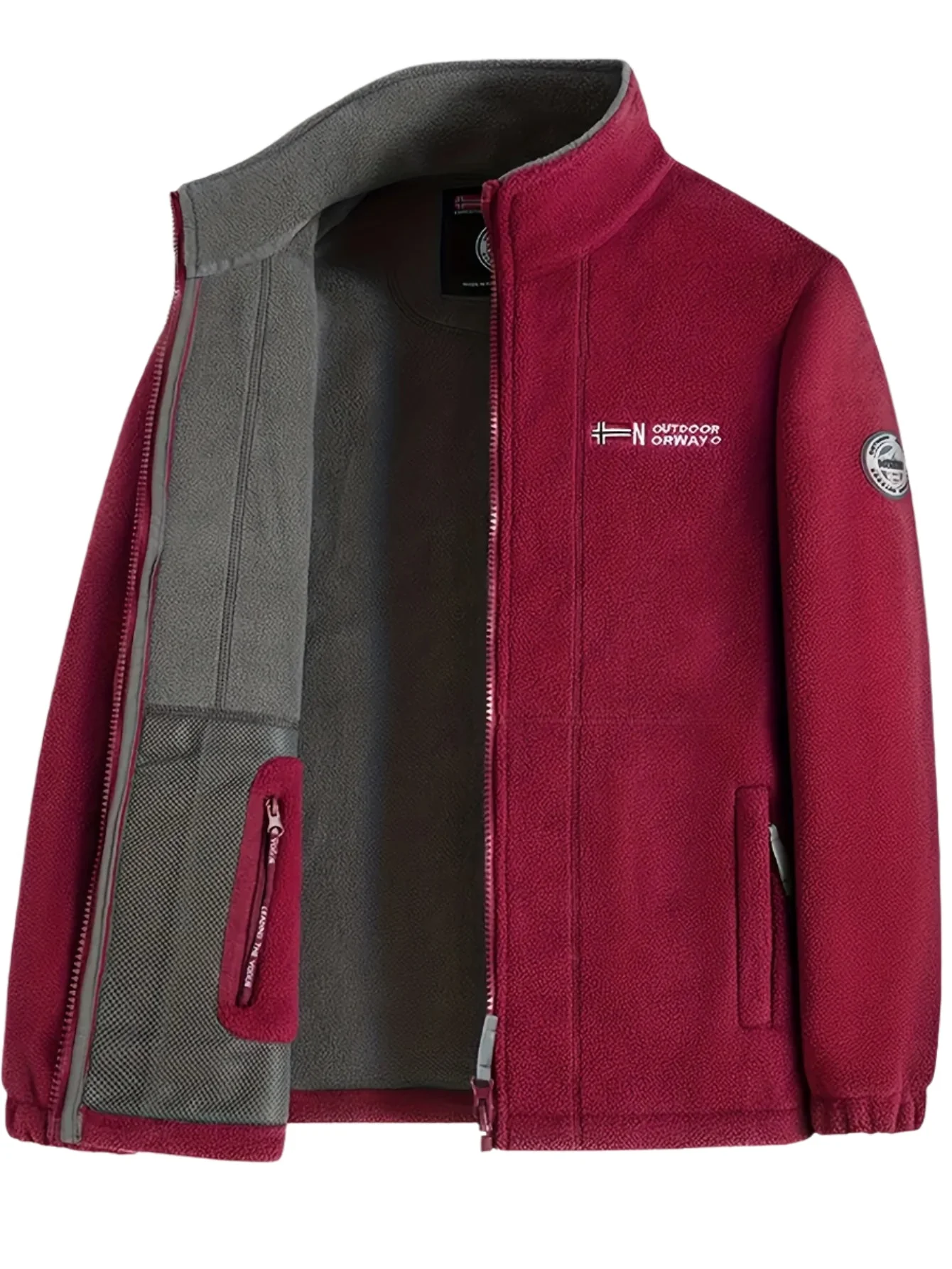 Álvaro – Funktionale gefütterte Herren Fleecejacke - Image 7