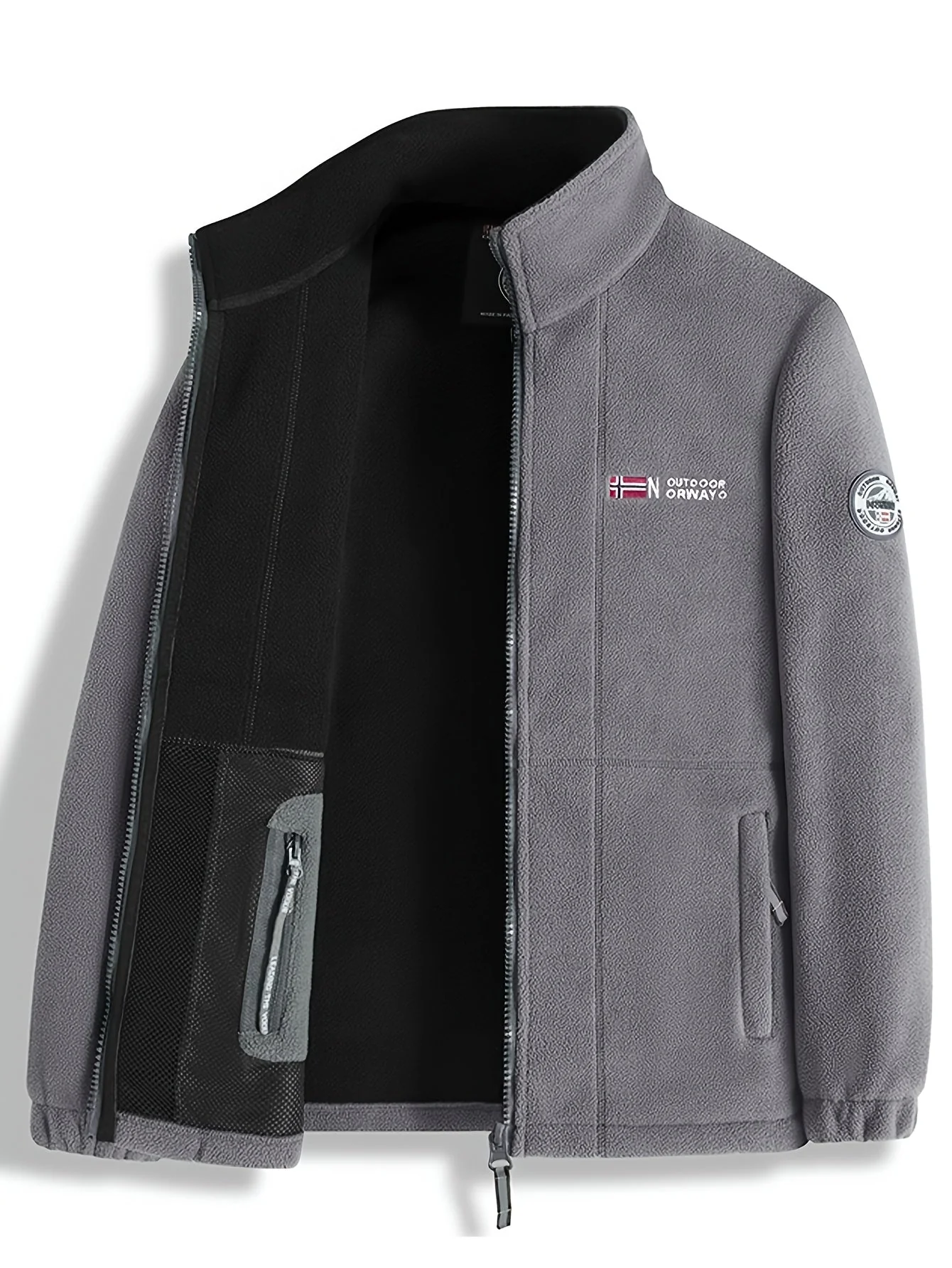 Álvaro – Funktionale gefütterte Herren Fleecejacke - Image 9