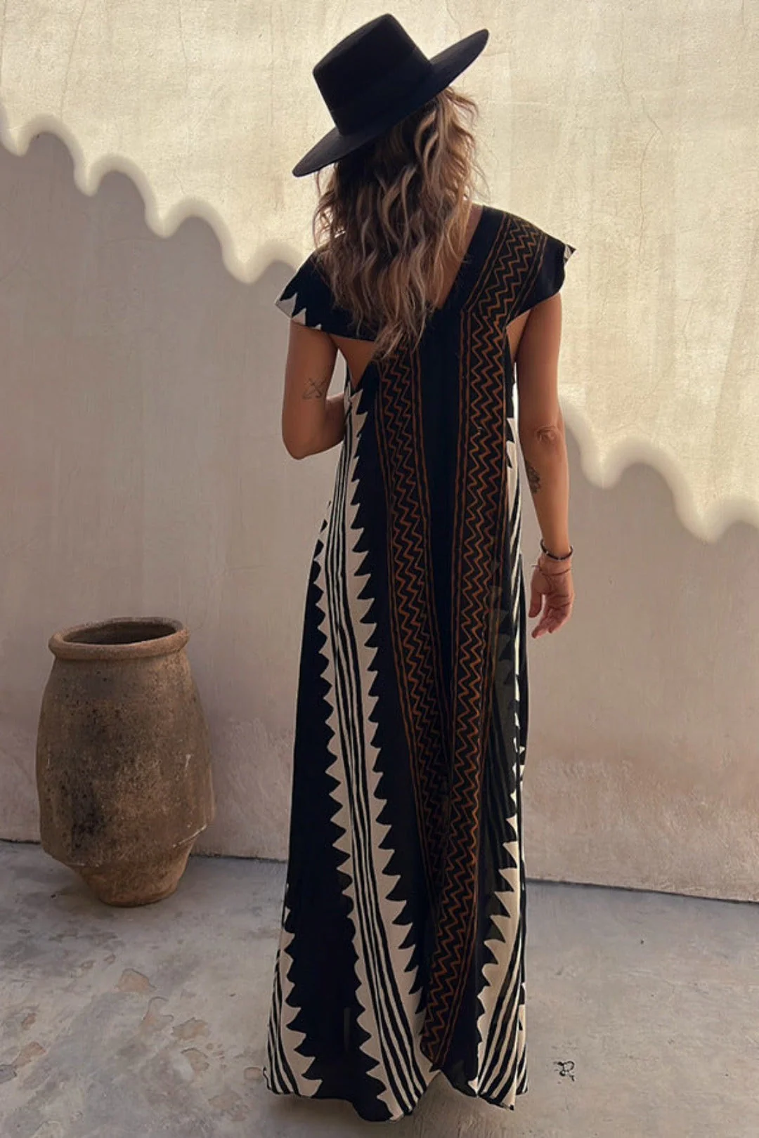 Alya™ – Damen Kleid mit Lebhaften Aztekenmustern für Sommerkomfort - Image 5