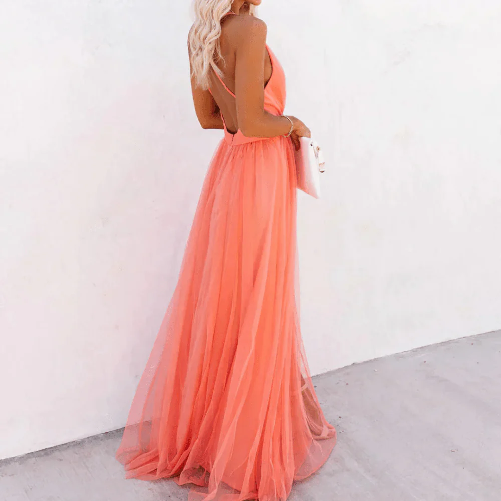 Amalia | Damen Sommer-Maxikleid Fließend Leicht Elegant - Image 2