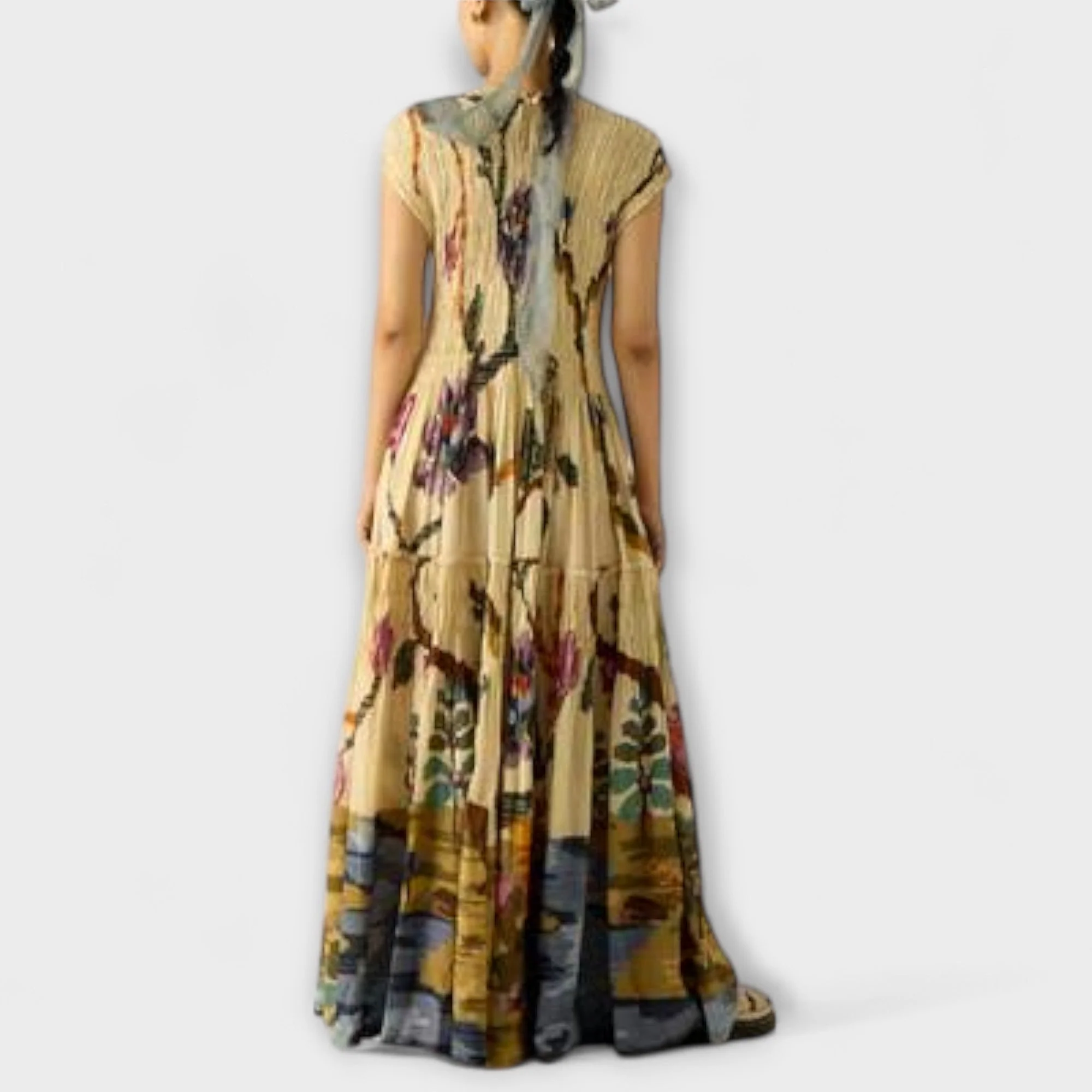 Amanda - Maxikleid mit Faltendruck - Image 2