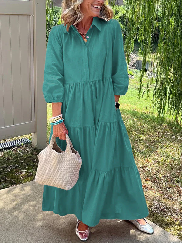 Amara | Maxi Kleid aus Baumwolle für den Alltag - Image 11
