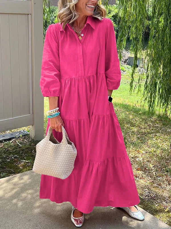 Amara | Maxi Kleid aus Baumwolle für den Alltag - Image 12