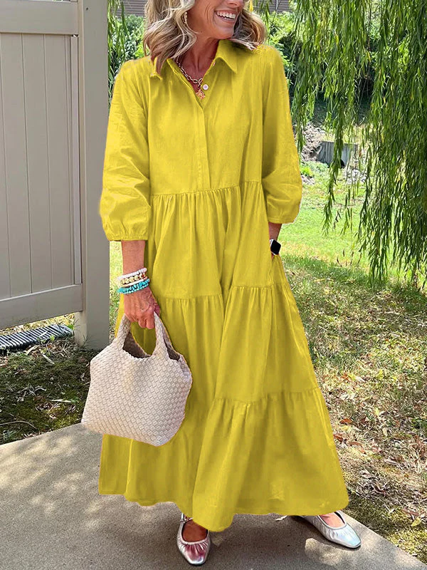 Amara | Maxi Kleid aus Baumwolle für den Alltag - Image 13