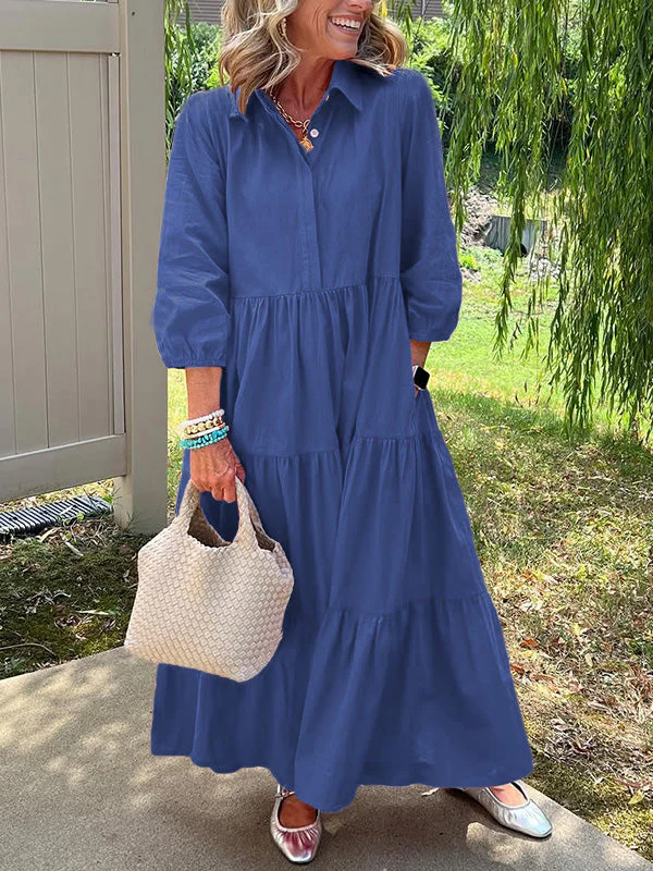 Amara | Maxi Kleid aus Baumwolle für den Alltag - Image 4