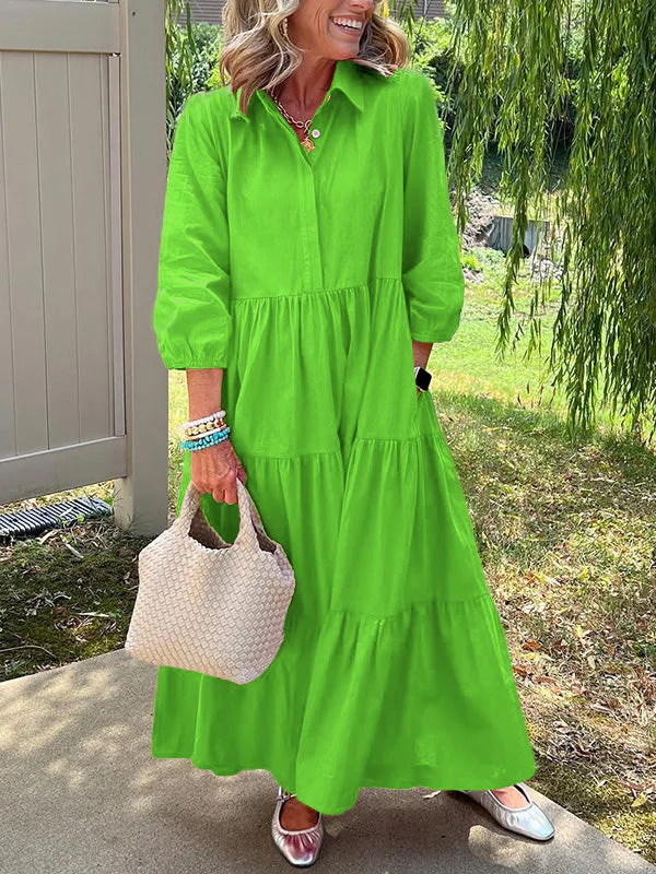Amara | Maxi Kleid aus Baumwolle für den Alltag - Image 9