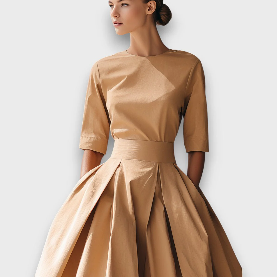 Amarisse – Midikleid aus strukturierter Baumwolle - Image 4