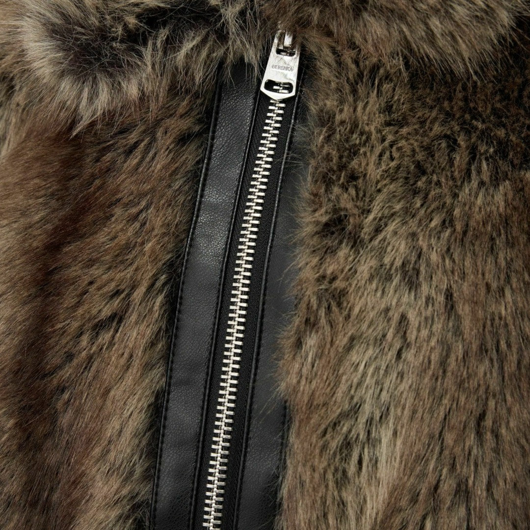 Amelia – Kurzjacke aus Faux Fur mit urbanem Chic - Image 3