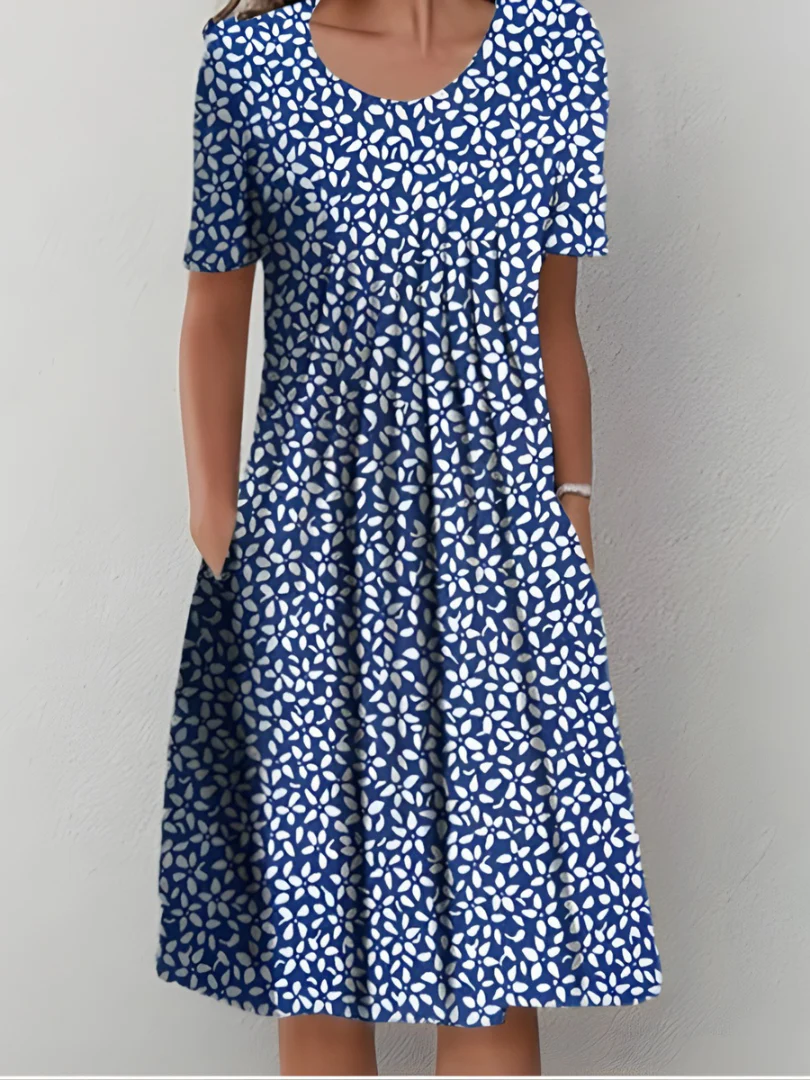 Amelia - Plissiertes Softtouch-Kleid - Image 4