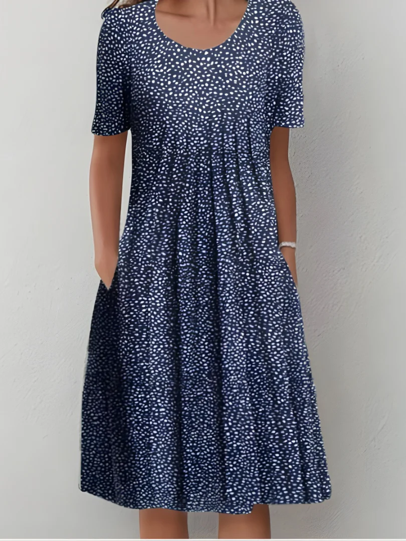 Amelia - Plissiertes Softtouch-Kleid - Image 5