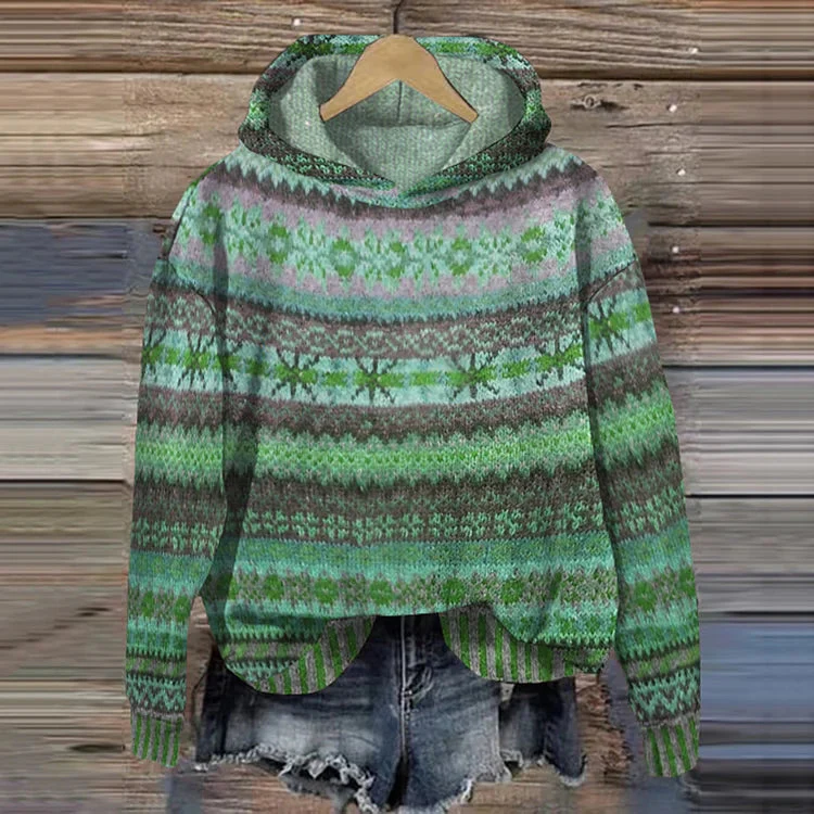 Amelia | Stylischer Hoodie mit Norwegermotiv - Image 3