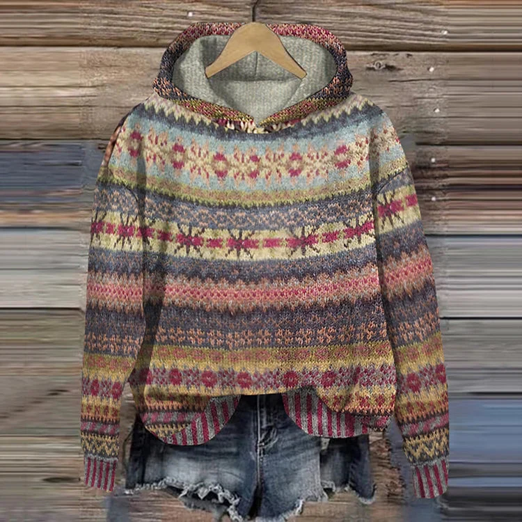 Amelia | Stylischer Hoodie mit Norwegermotiv - Image 4