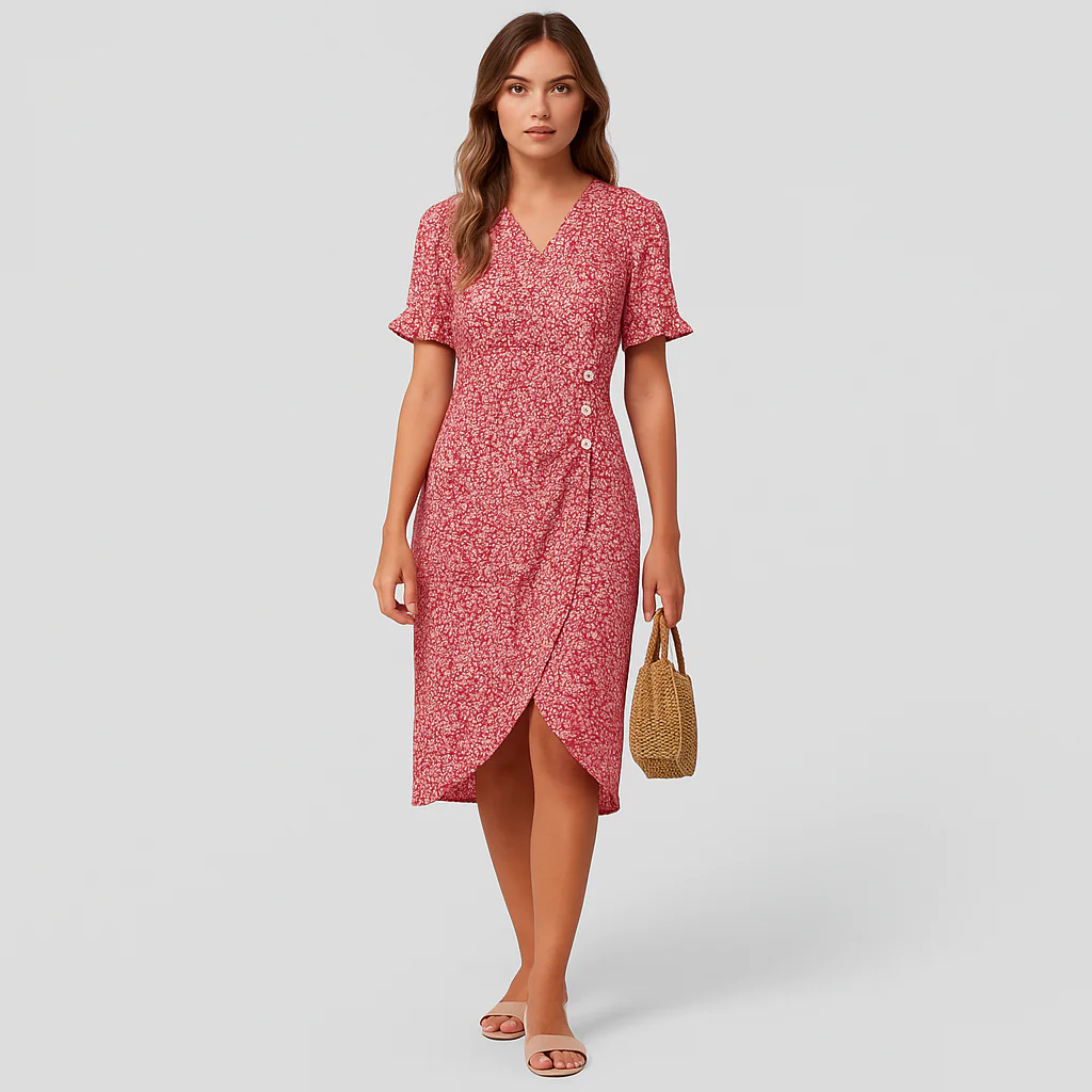Amélie Ärmellose Blumen Maxikleid – Elegantes Abendkleid - Image 2