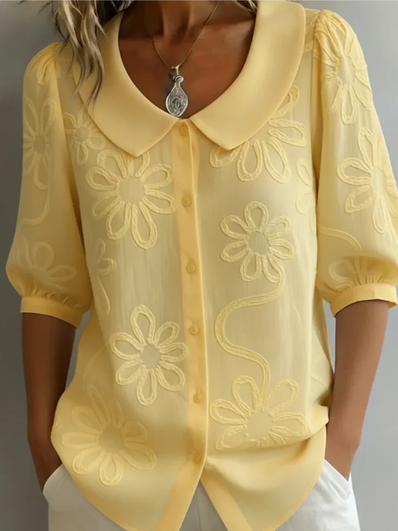Amiliah - Soft-Touch-Bluse - Image 2