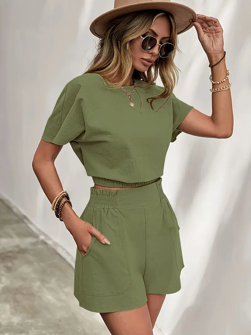 Aminna – Elegantes Top- und Shorts-Set - Image 30