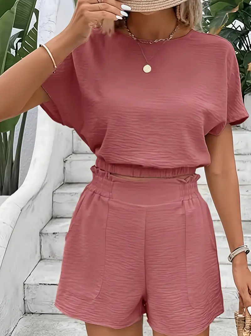 Aminna – Elegantes Top- und Shorts-Set - Image 36