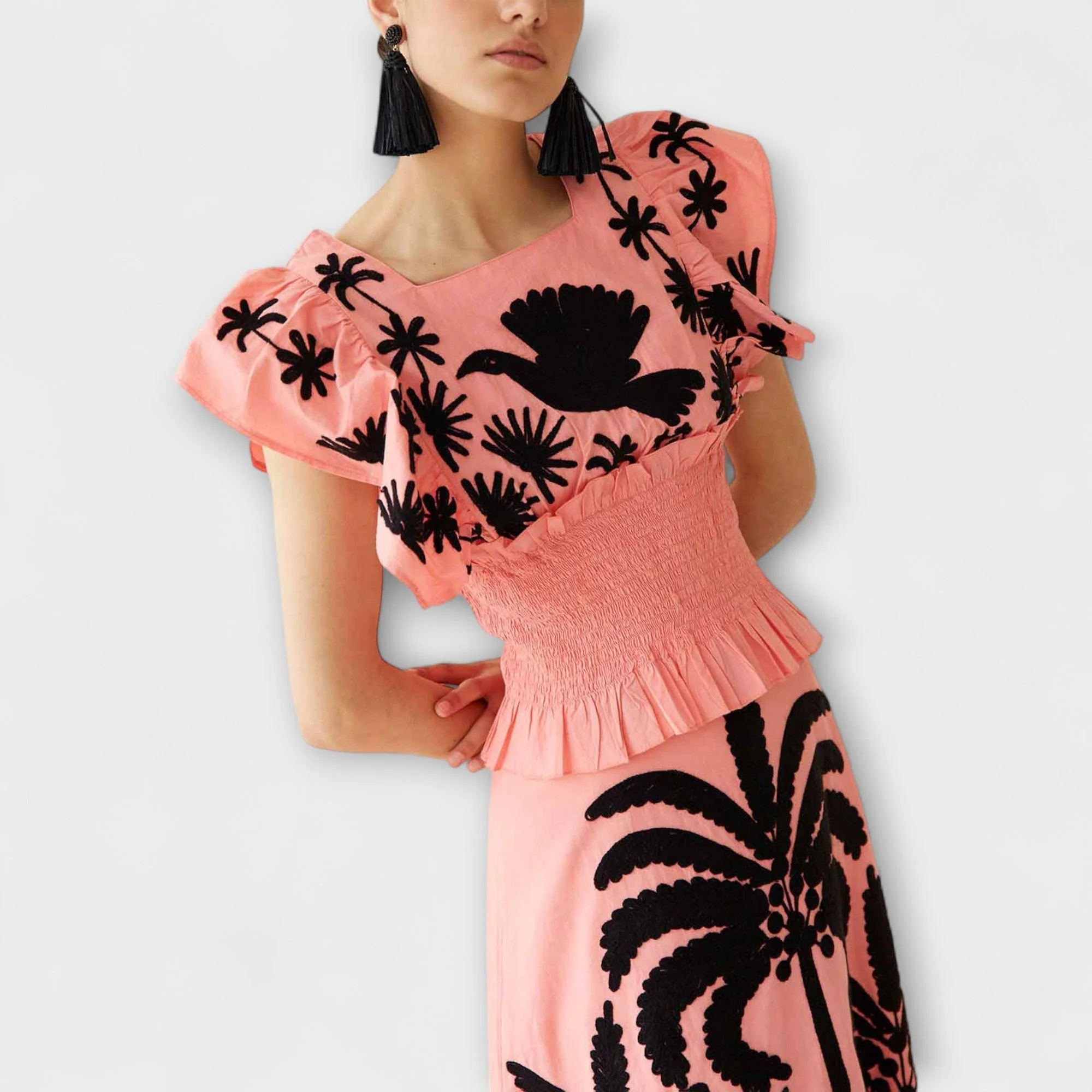 Amy - Elegantes Palmenkleid - Image 4