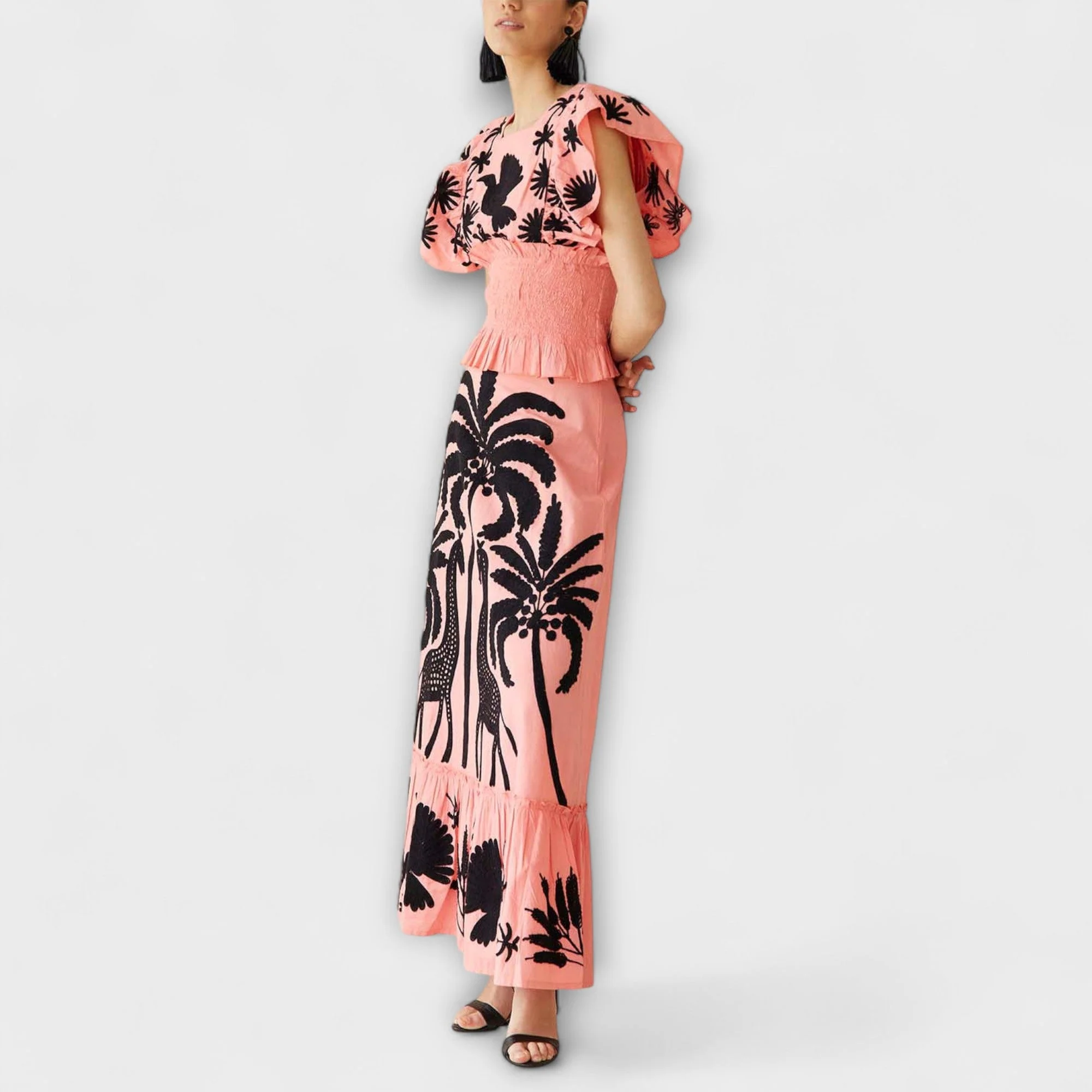 Amy - Elegantes Palmenkleid - Image 5