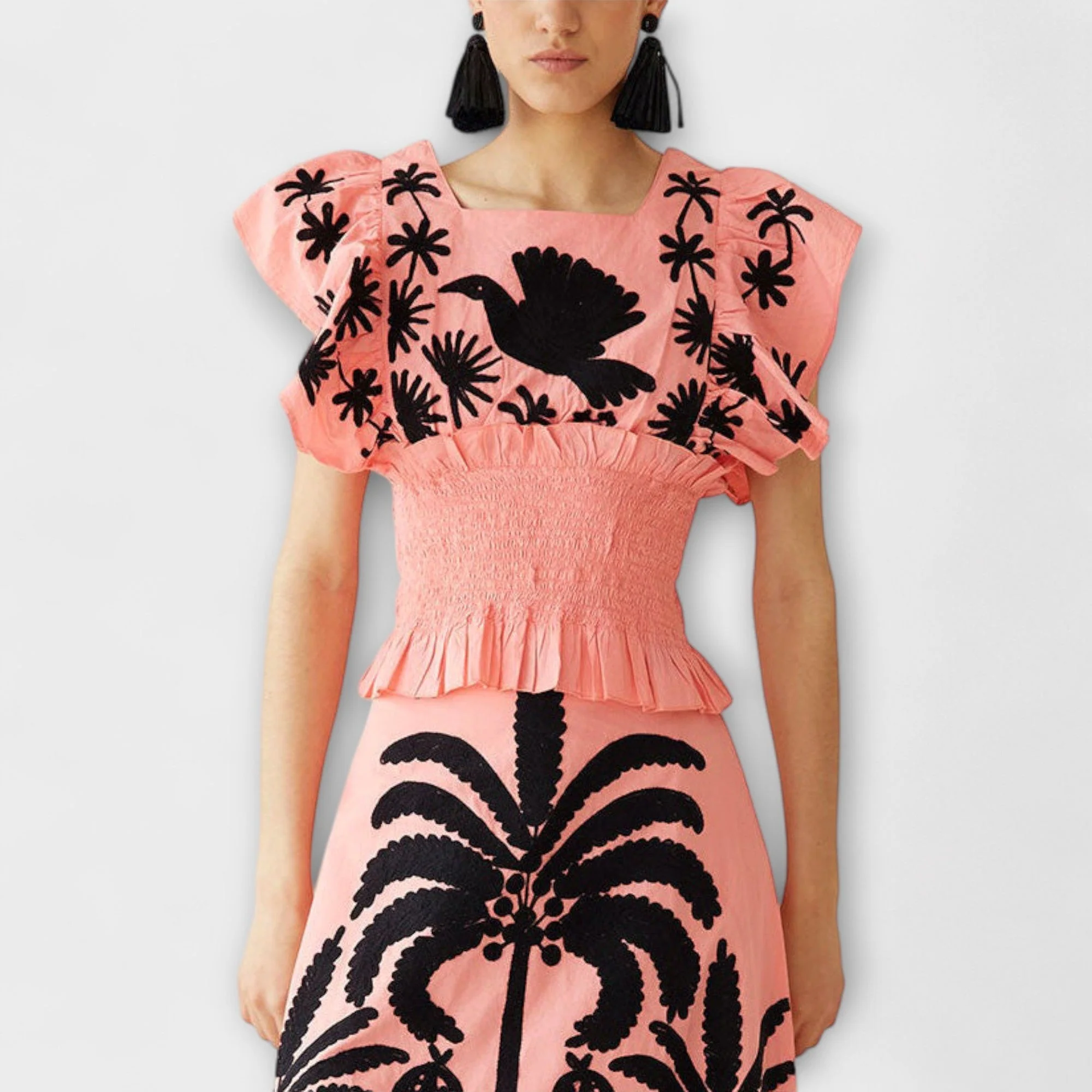 Amy - Elegantes Palmenkleid - Image 6