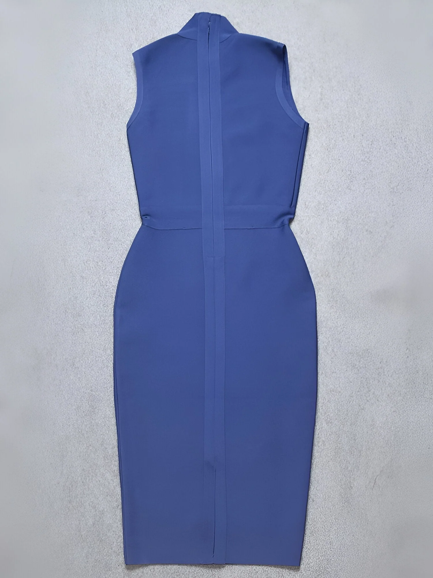 Anastasia | Elegantes Blaues Sommer Bandage Kleid - Image 16