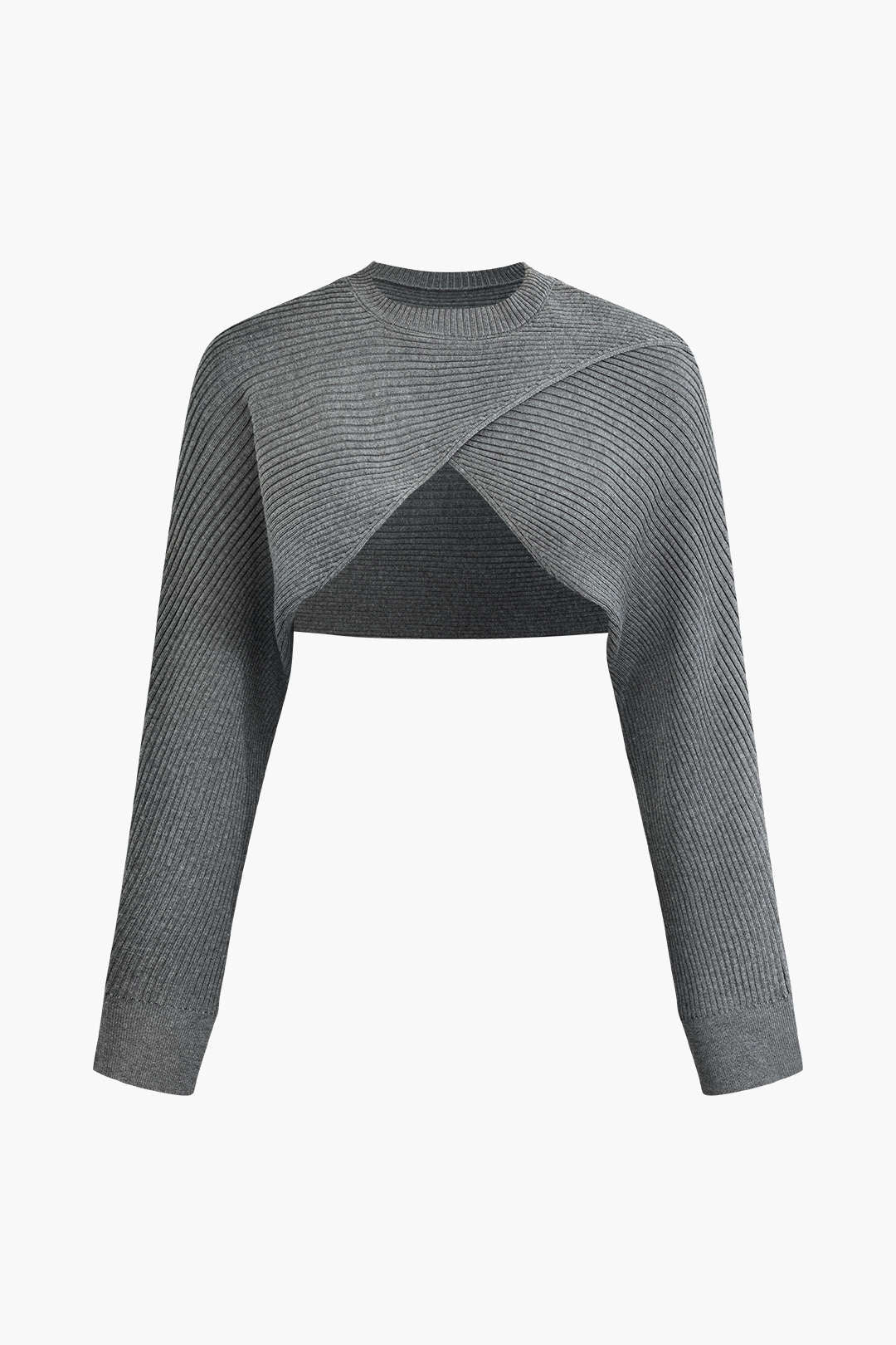 Anastasia | Zweiteiler-Set mit Cutout-Pullover & gerafftem Kleid - Image 2