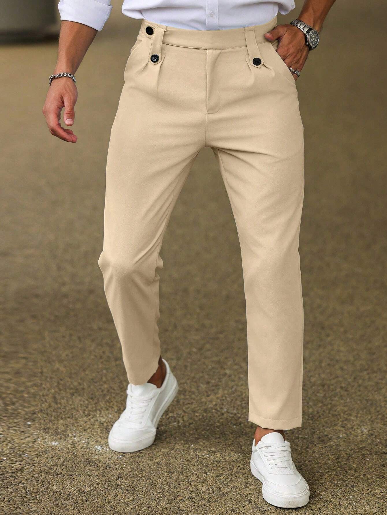 Andrea | Elegante beige Hose für Herren - Image 6