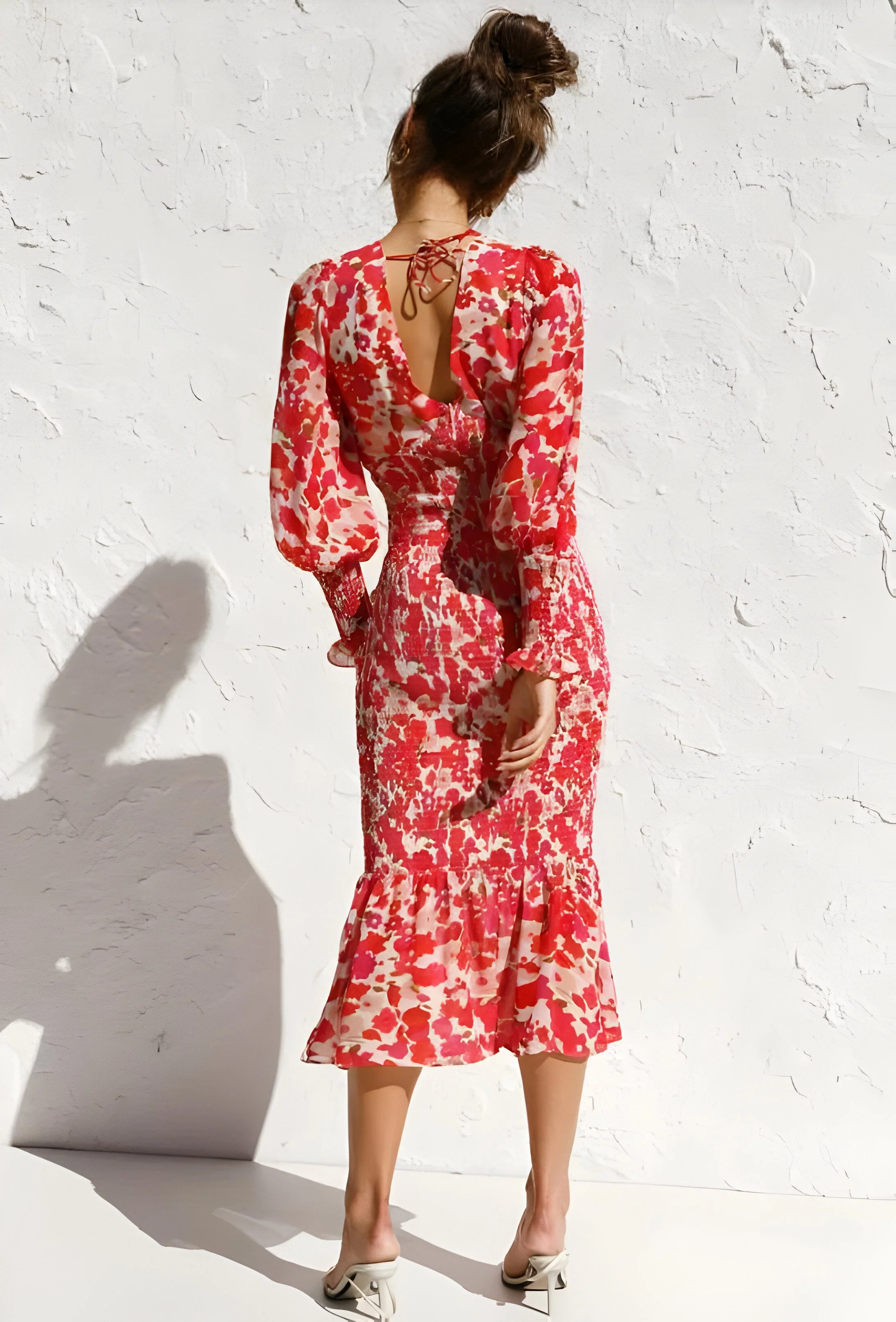 Andrea | Elegantes Damen Sommerkleid mit Druck - Image 2
