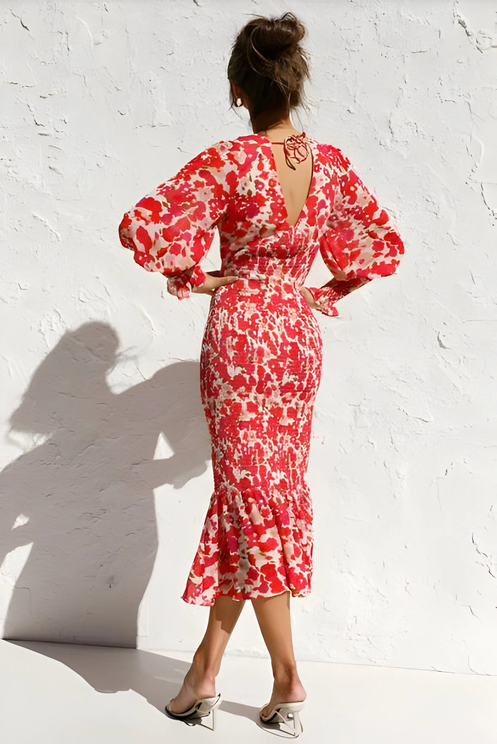 Andrea | Elegantes Damen Sommerkleid mit Druck - Image 3