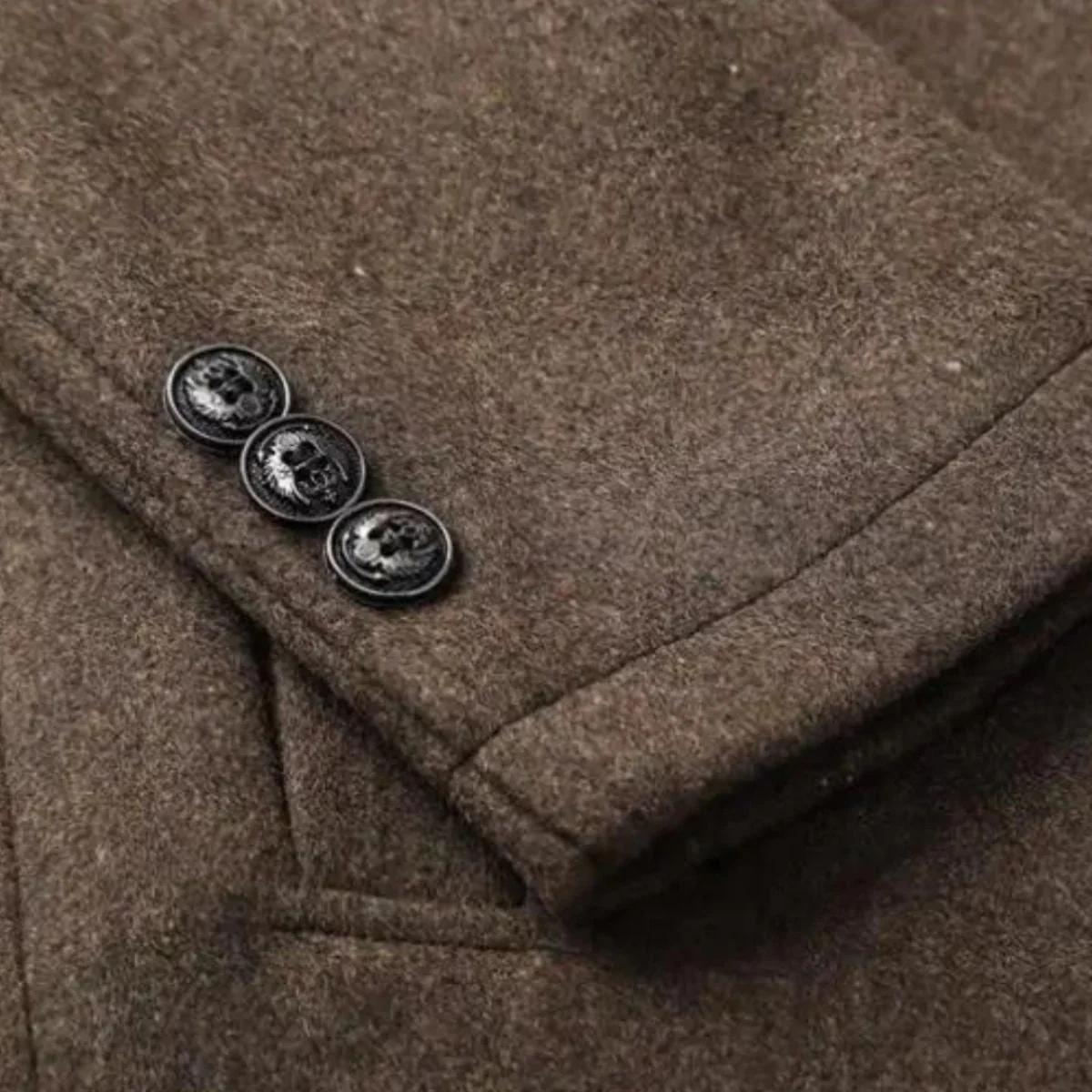 Andrés – Eleganter Herren Wintermantel mit Stehkragen - Image 3
