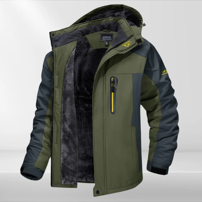 Andrés – Funktionale Herren Outdoorjacke mit Kapuze und Wetterschutz - Image 6