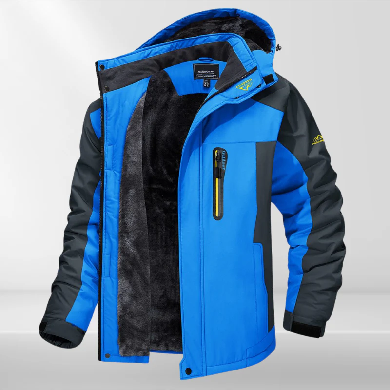 Andrés – Funktionale Herren Outdoorjacke mit Kapuze und Wetterschutz - Image 7