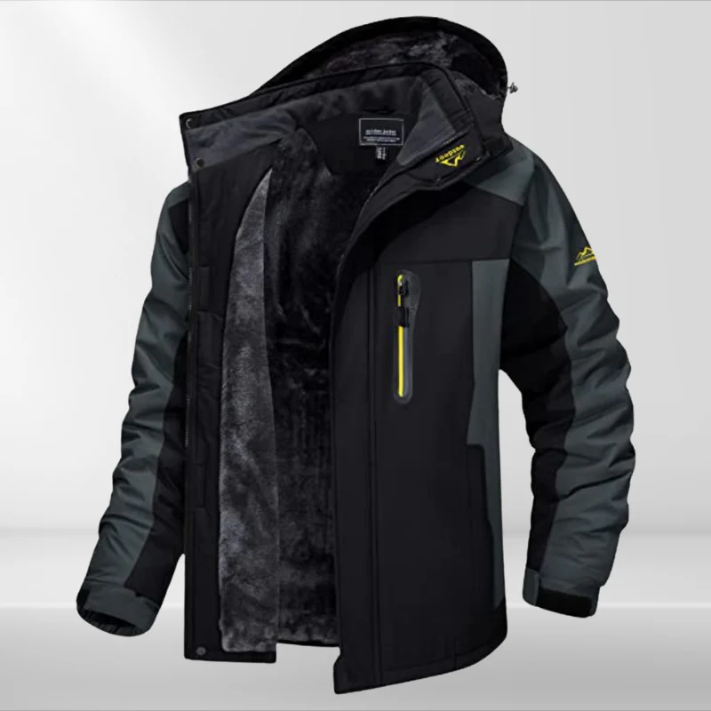 Andrés – Funktionale Herren Outdoorjacke mit Kapuze und Wetterschutz - Image 9