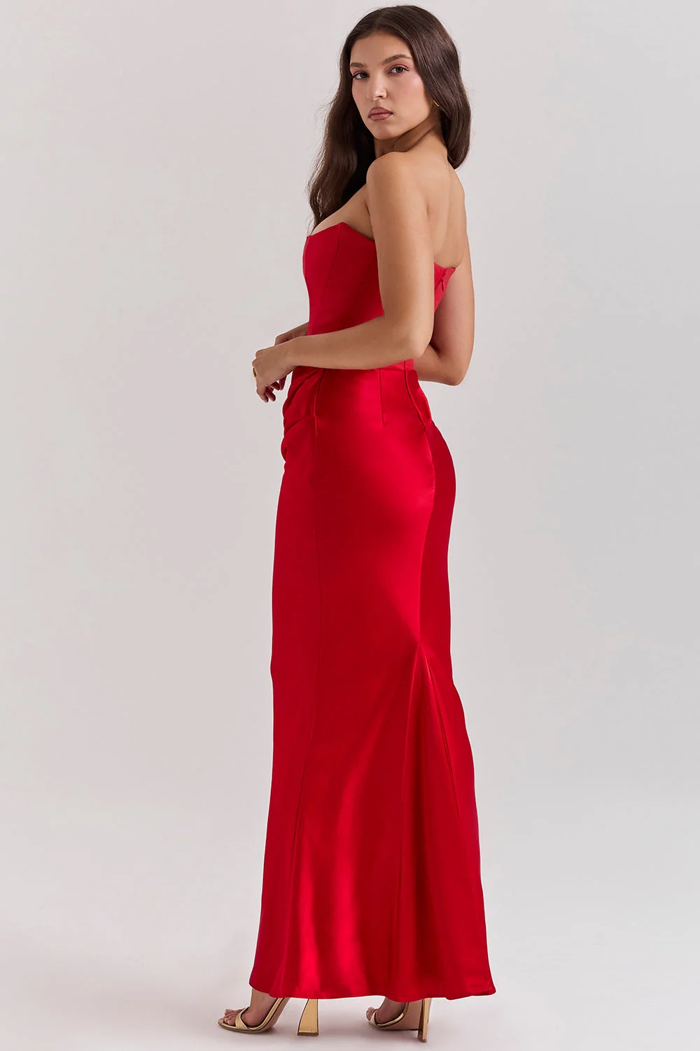ANIKA I SCHULTERFREIES KLEID - Image 4