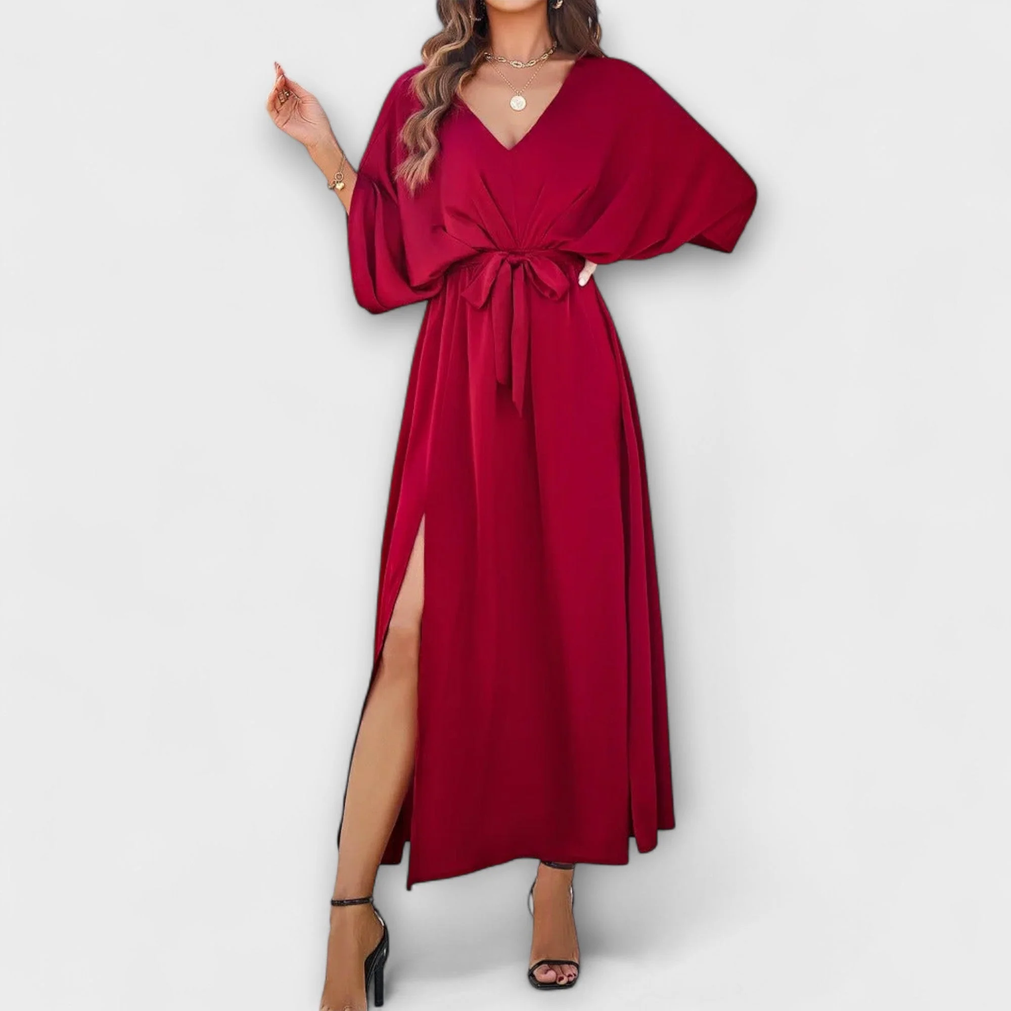 Anina – Fließendes Kleid mit Bindetail - Image 2