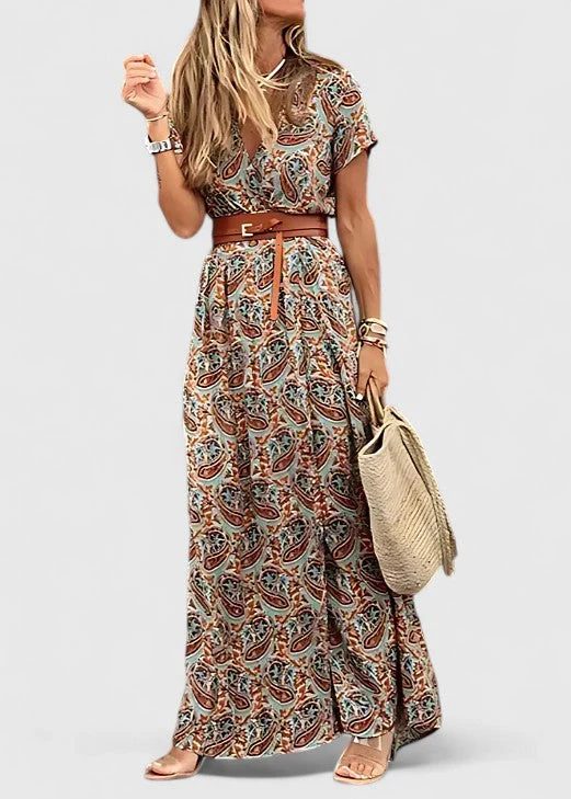 Anke Damen Lässiges Boho-Maxikleid mit V-Ausschnitt - Image 6