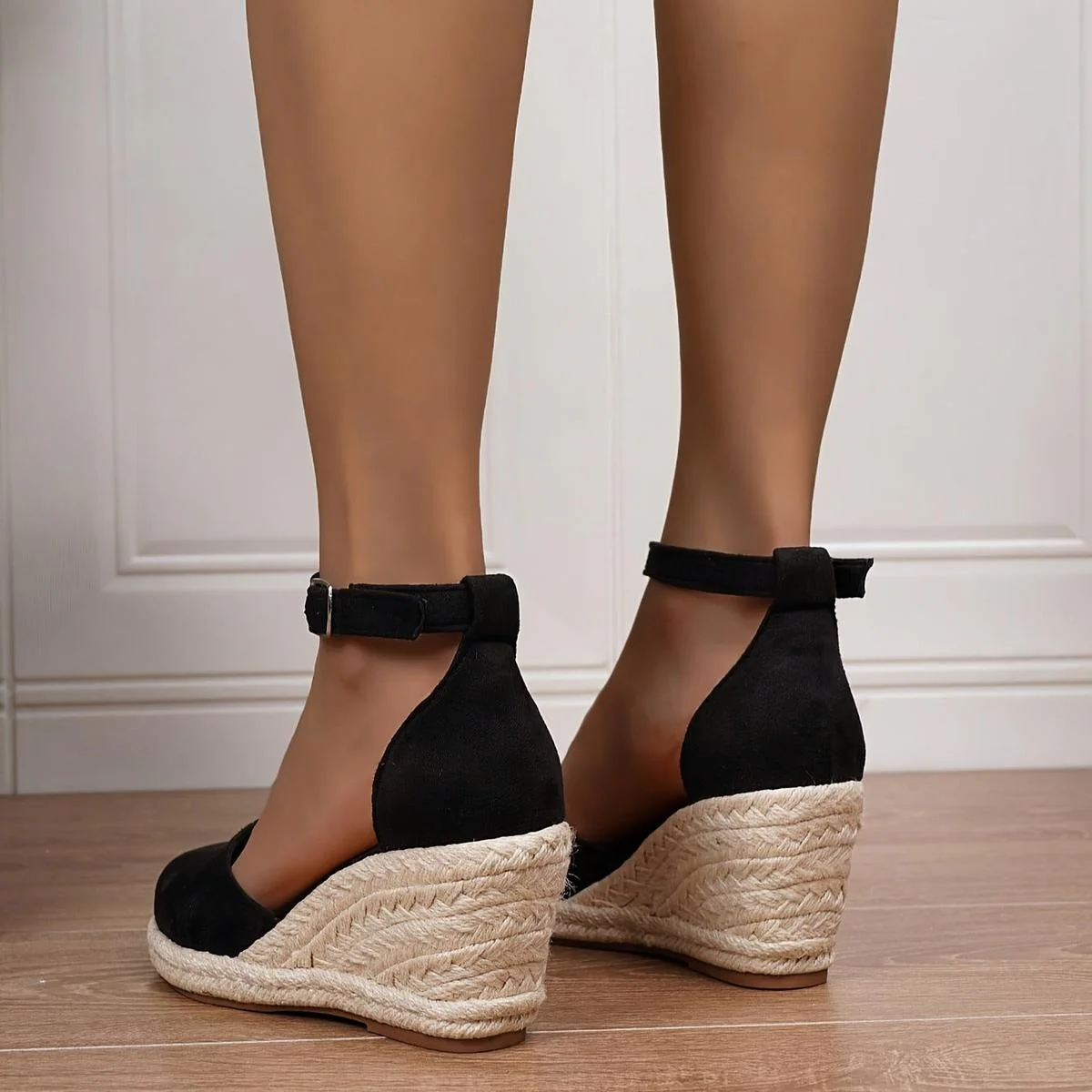Anna Damen Lässige Keilsandalen mit Knöchelschnalle - Image 2