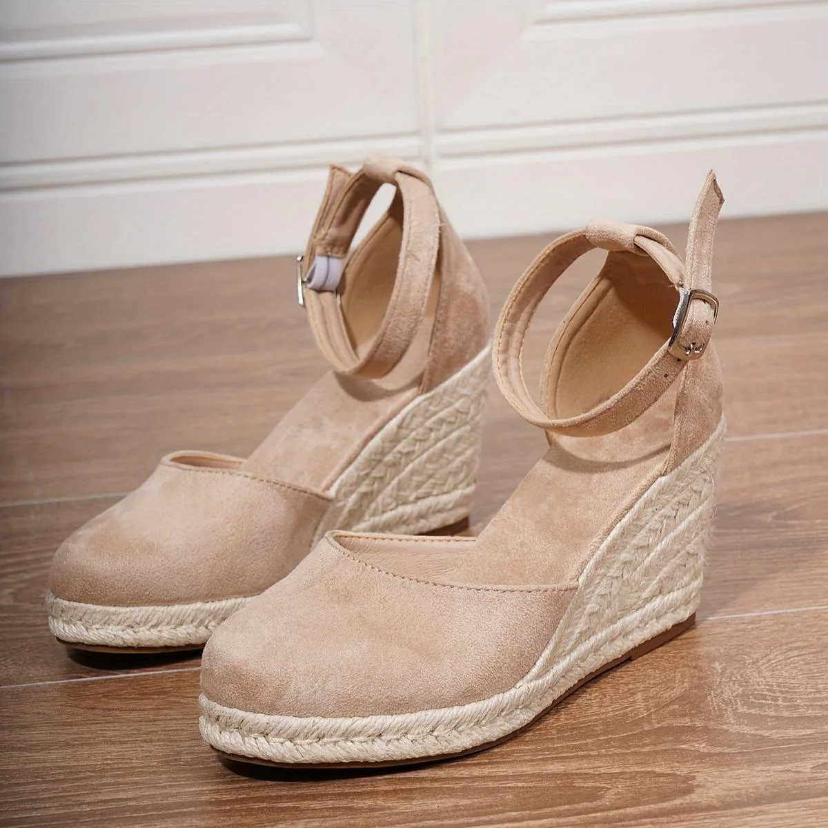 Anna Damen Lässige Keilsandalen mit Knöchelschnalle - Image 3