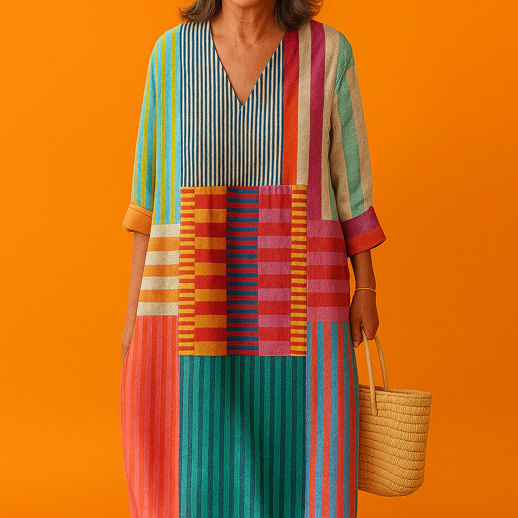 Anna | Geometrisches Kleid - Image 2