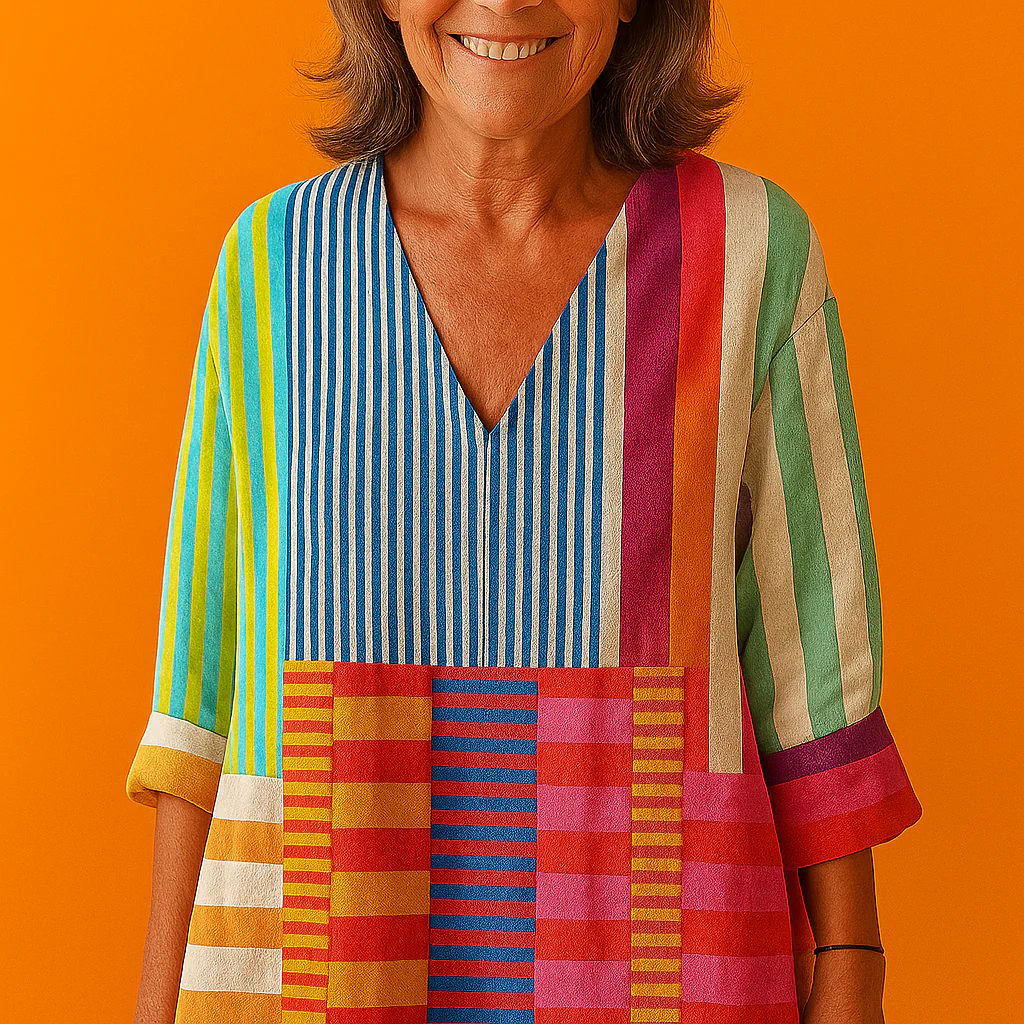 Anna | Geometrisches Kleid - Image 3