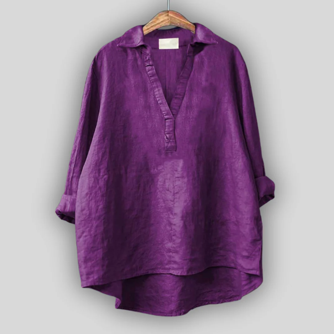 Anna - Linen Blouse - Image 4
